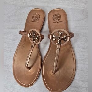 Tory Burch Mini Miller Rose Gold Sandals